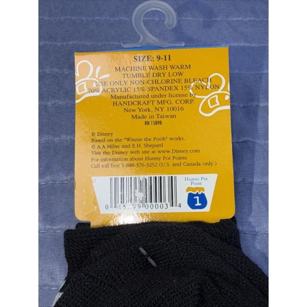 Disney Winnie The Pooh Tigger Socks Size 9-11 NWT Halloween Crew Socks